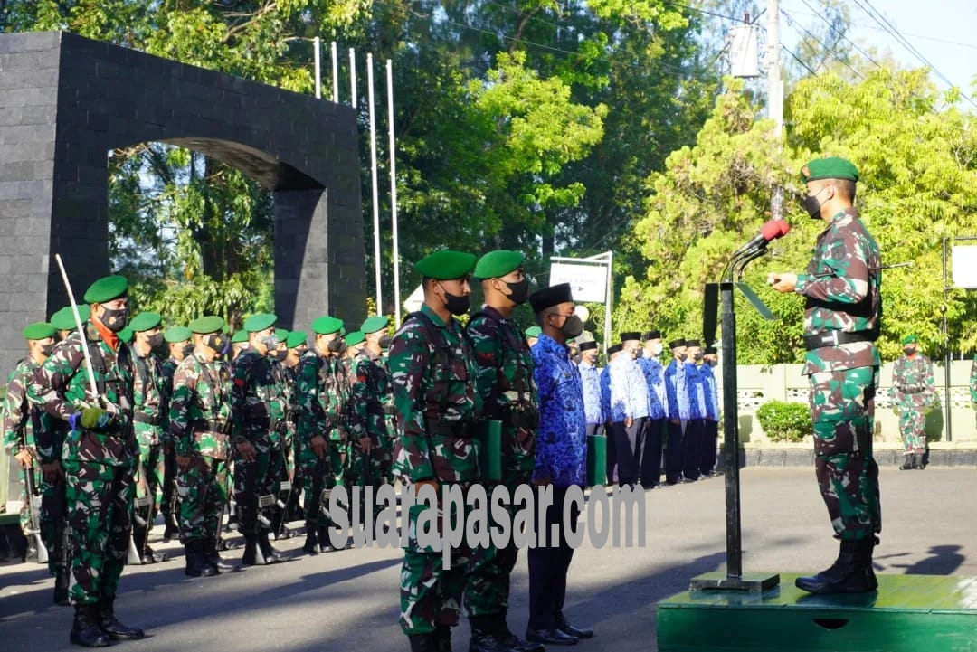 Kodim 0731/Kulon Progo Gelar Upacara Tujuh Belasan