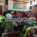 Babinsa Bumirejo Laksanakan Pembinaan Anggota Linmas di Kalurahan Bumirejo