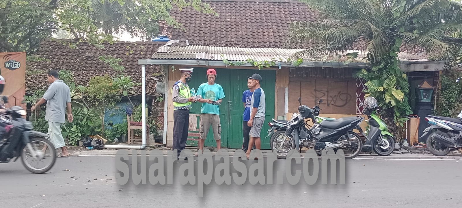 Laka di Simpang Tiga Tanjungharjo Pengendara Sepeda Motor Semua Korban Masuk Rumah Sakit