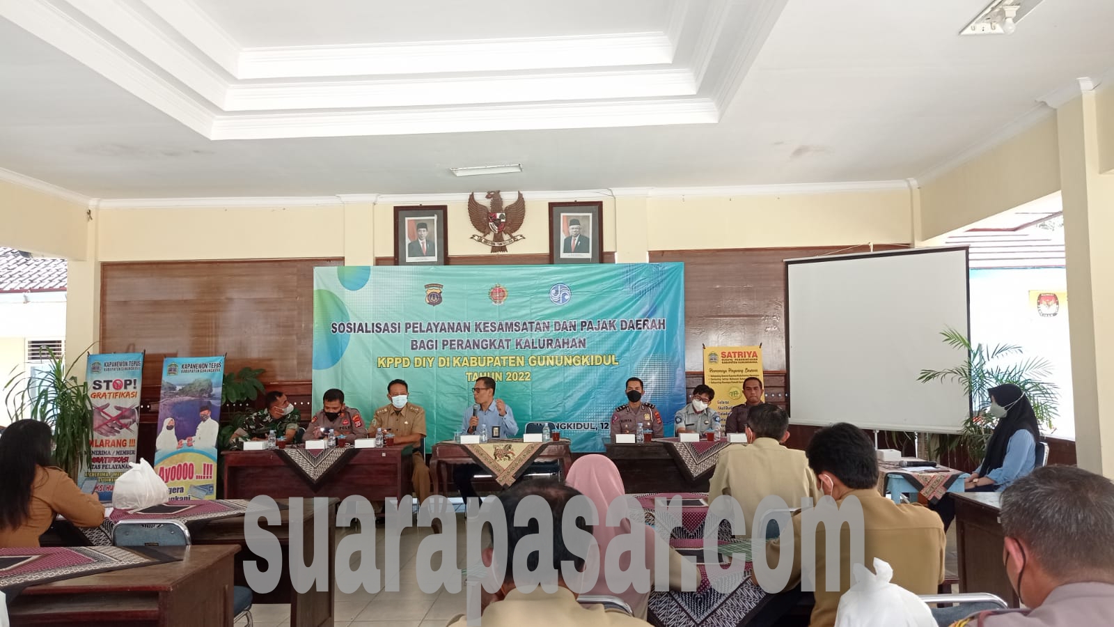 KPPD DIY di Gunung Kidul Bersama Jasa Raharja Gelar Sosialisasi Kesamsatan di Tepus Gunung Kidul