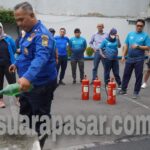 Jasa Raharja Simulasi Kebakaran Bersama Dinas Pemadam Kebakaran Kota Yogyakarta