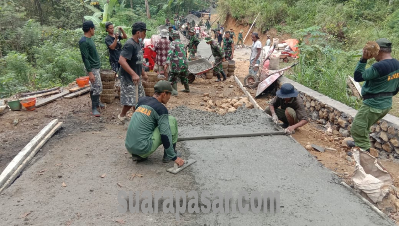 Pengerjaan TMMD Sengkuyung Tahap II Tahun 2022 di Kalibawang Selesai 100%