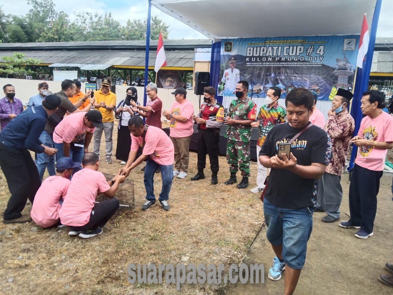 Lomba Burung Berkicau BUPATI CUP 4 Tahun 2022 di Pasar Hewan Terpadu Pengasih