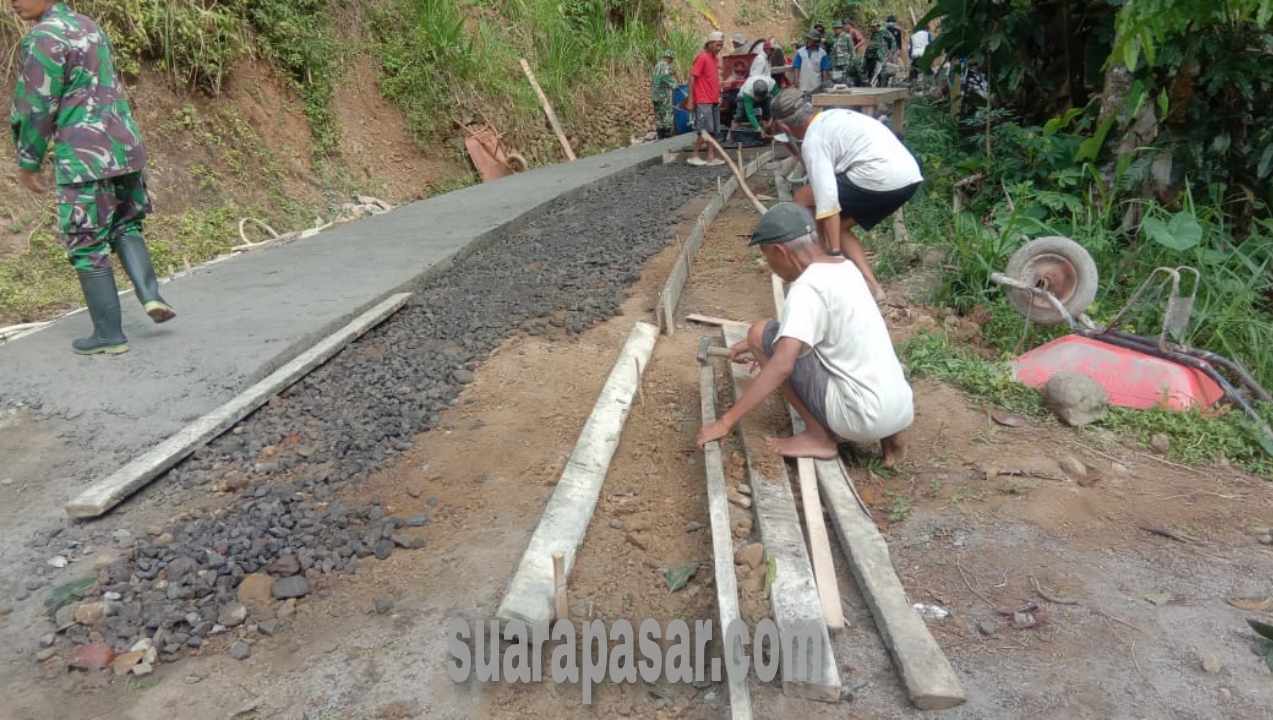 Pengerjaan TMMD Sengkuyung Tahap II Tahun 2022 di Kalibawang Capai 80%