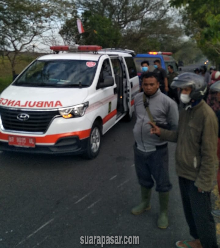 Laka Dua Pengendara Sepeda Motor di Jalan KRT Kertodiningrat Semua Korban Masuk Rumah Sakit