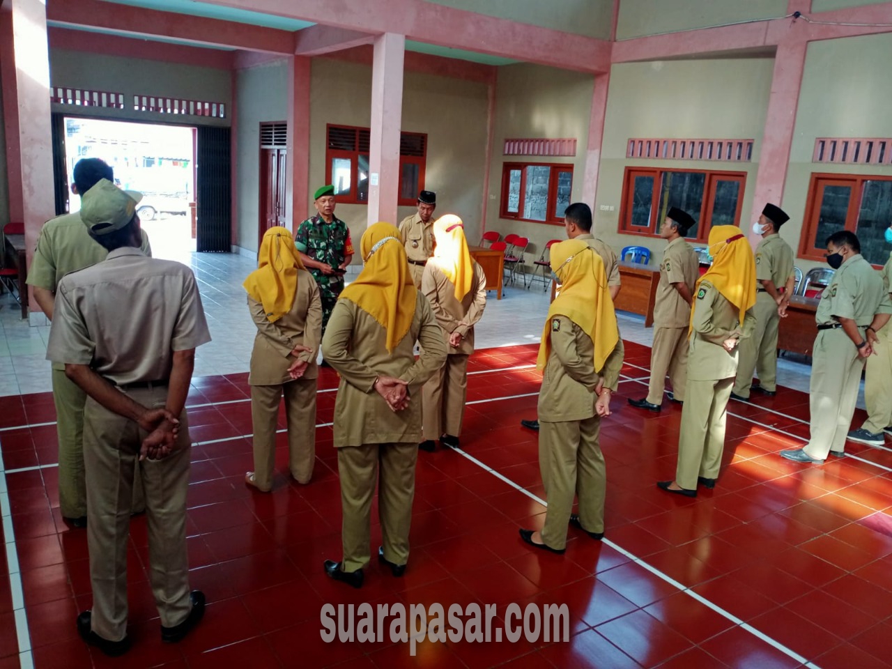 Apel Pagi Bersama Lurah Beserta Staf dan Pamong Kalurahan Bendungan