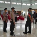 Babinsa Gotakan Laksanakan Monitoring Kegiatan Penganugerahan Guru Dan Tenaga Pendidik