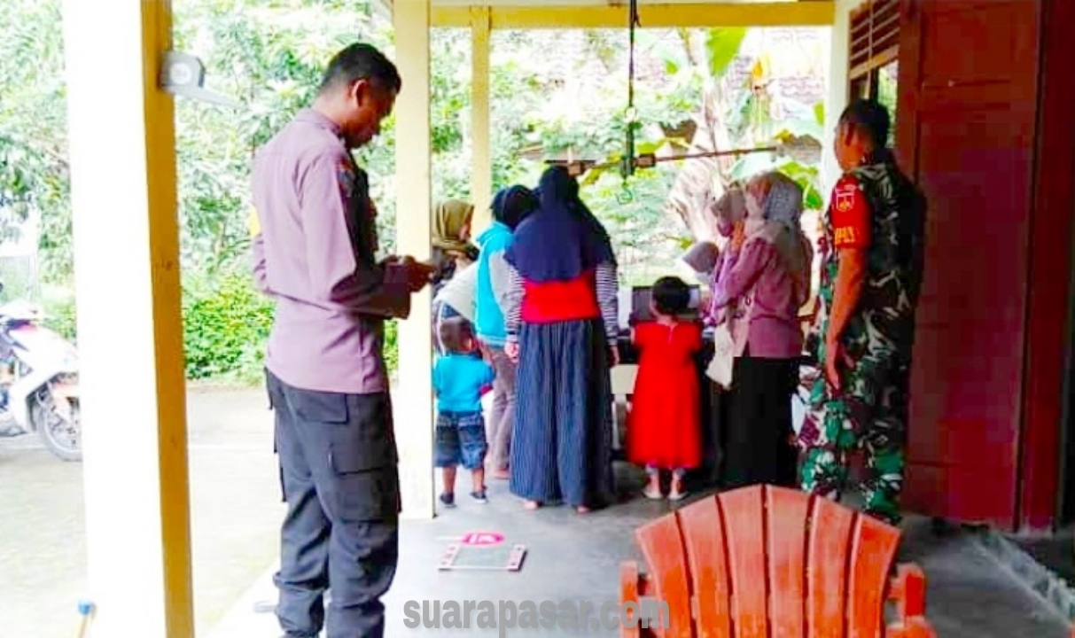 Babinsa Gulurejo Himbau Warganya Untuk Rutin Ikut Posyandu