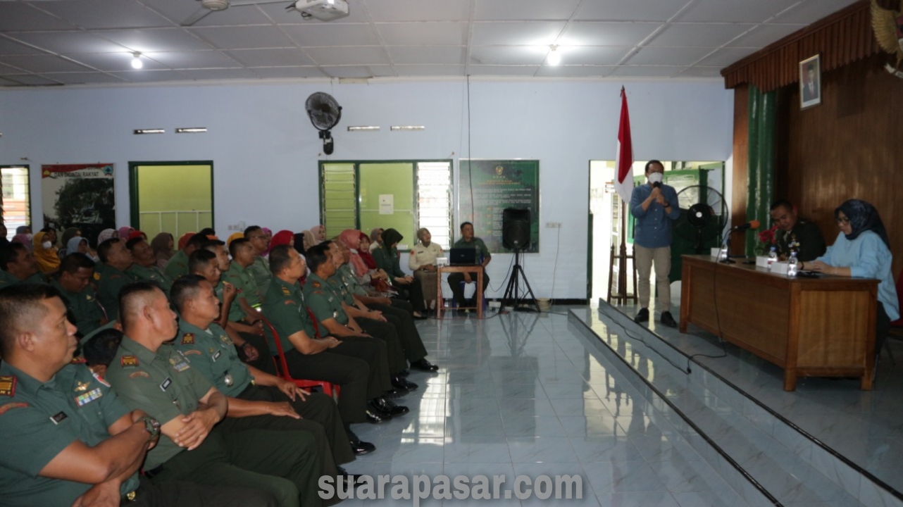 Kodim 0731/Kulon Progo Selenggarakan Penyuluhan Kesehatan Bagi Prajurit, PNS, dan Persit Kulon Progo 