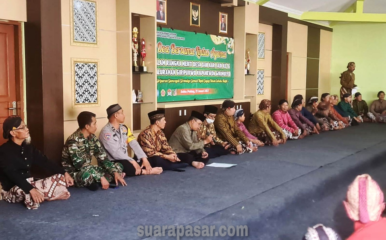 Doa Bersama Hari Jadi Ke-76 Kalurahan Giripurwo