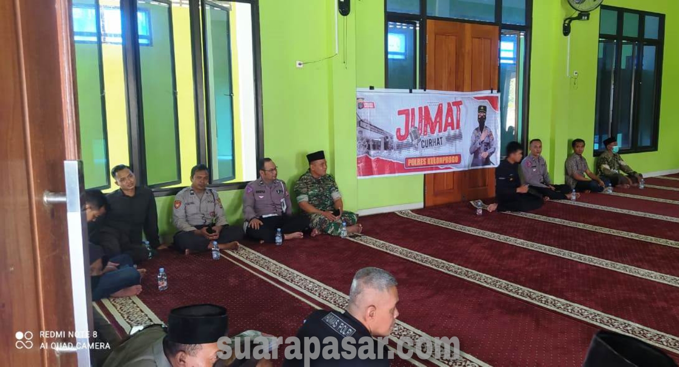 Koramil Temon Dukung Kegiatan Jumat Curhat Polres Kulon Progo