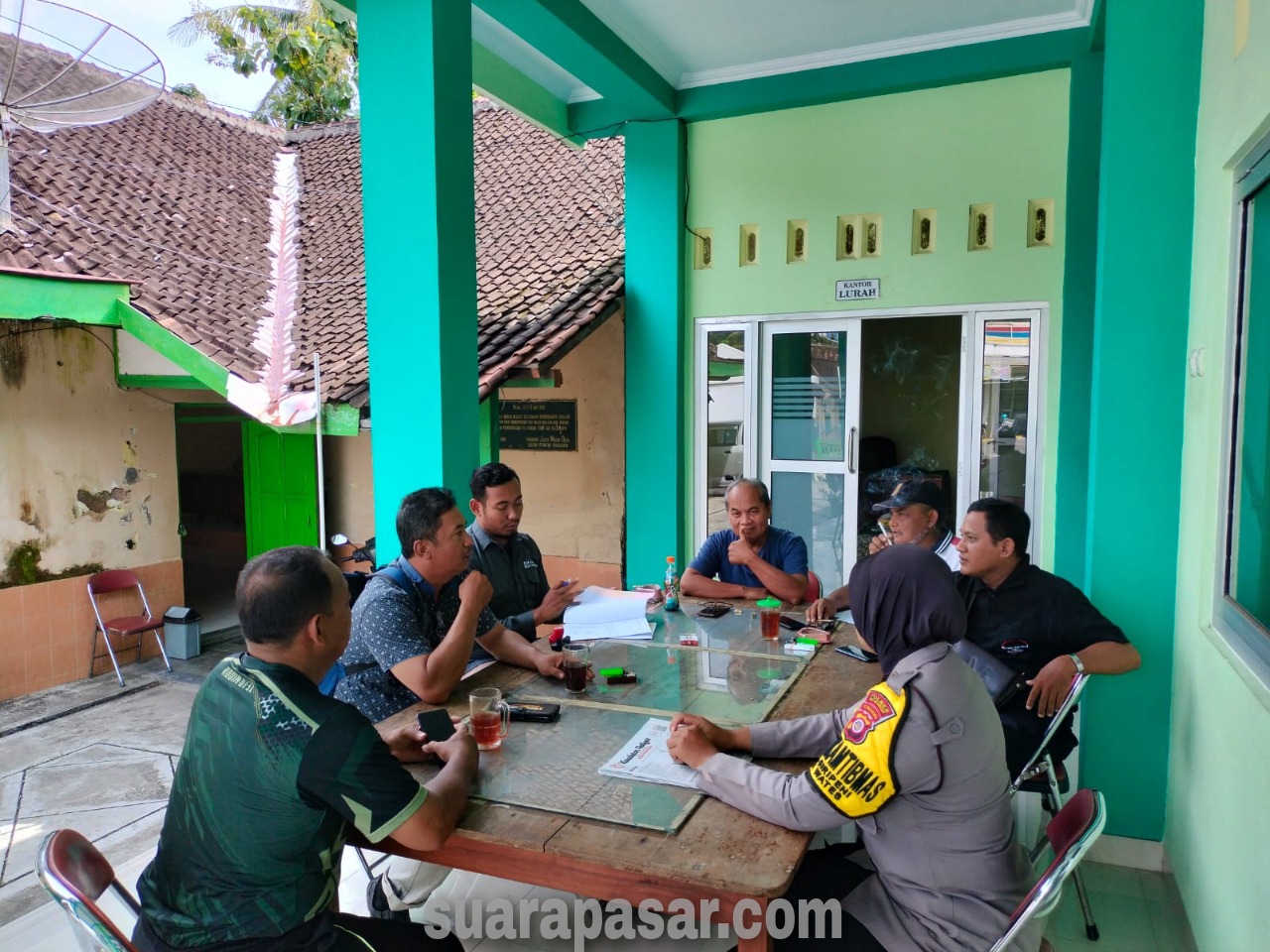 Babinsa Giripeni Laksanakan Koordinasi Bersama Dukuh se-Kalurahan Giripeni