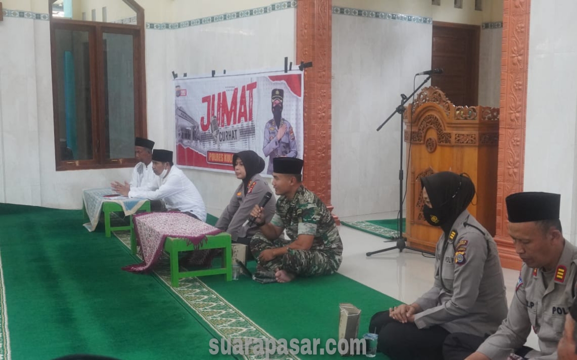 Dandim Bersama Kapolres Kulon Progo Silaturahmi Dengan Jamaah Masjid Nurul Ahmad