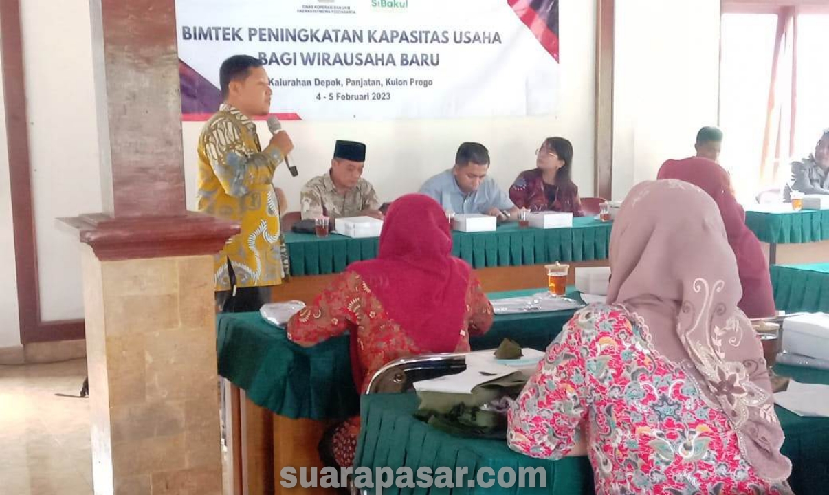 Babinsa Depok Melaksanakan Pendampingan Kegiatan Bimtek Wira Usaha Baru