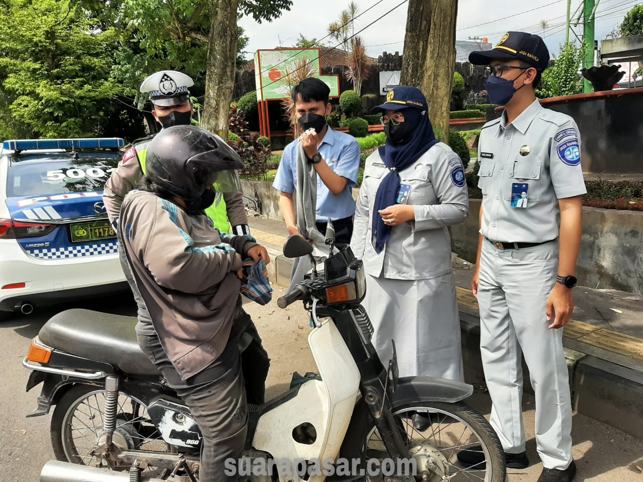 Jasa Raharja DIY Bersama Polres Sleman Gelar Operasi Terpadu 2023