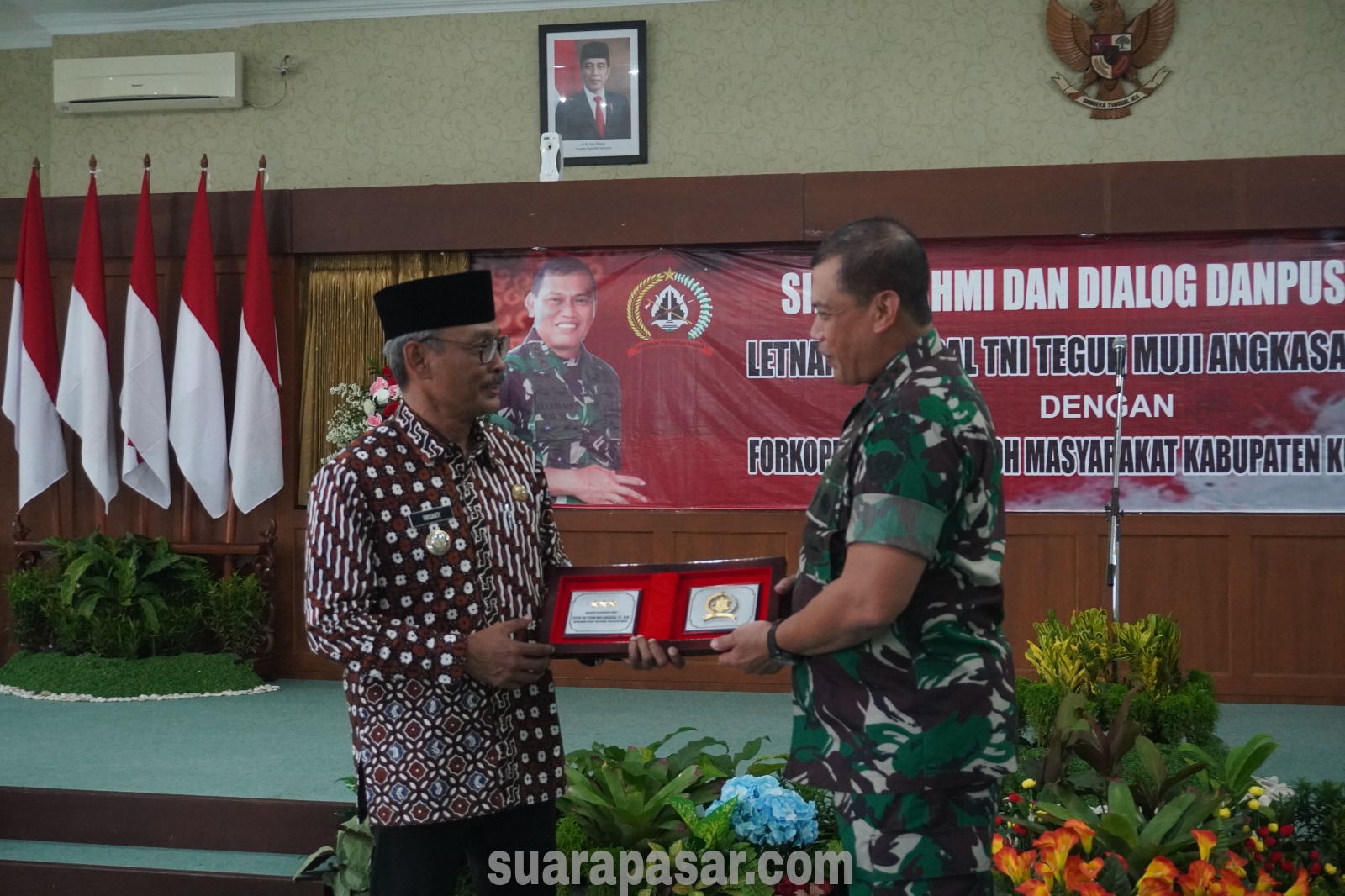 Danpusterad Laksanakan Silaturahmi dan Dialog Dengan Forkopimda, Kepala OPD, dan Komponen Bangsa Kabupaten Kulon Progo