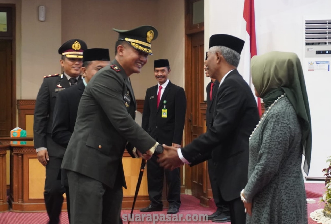 Dandim Kulon Progo Hadiri Pengambilan Sumpah Anggota DPRD Pengganti Antar Waktu Masa Jabatan 2019-2024