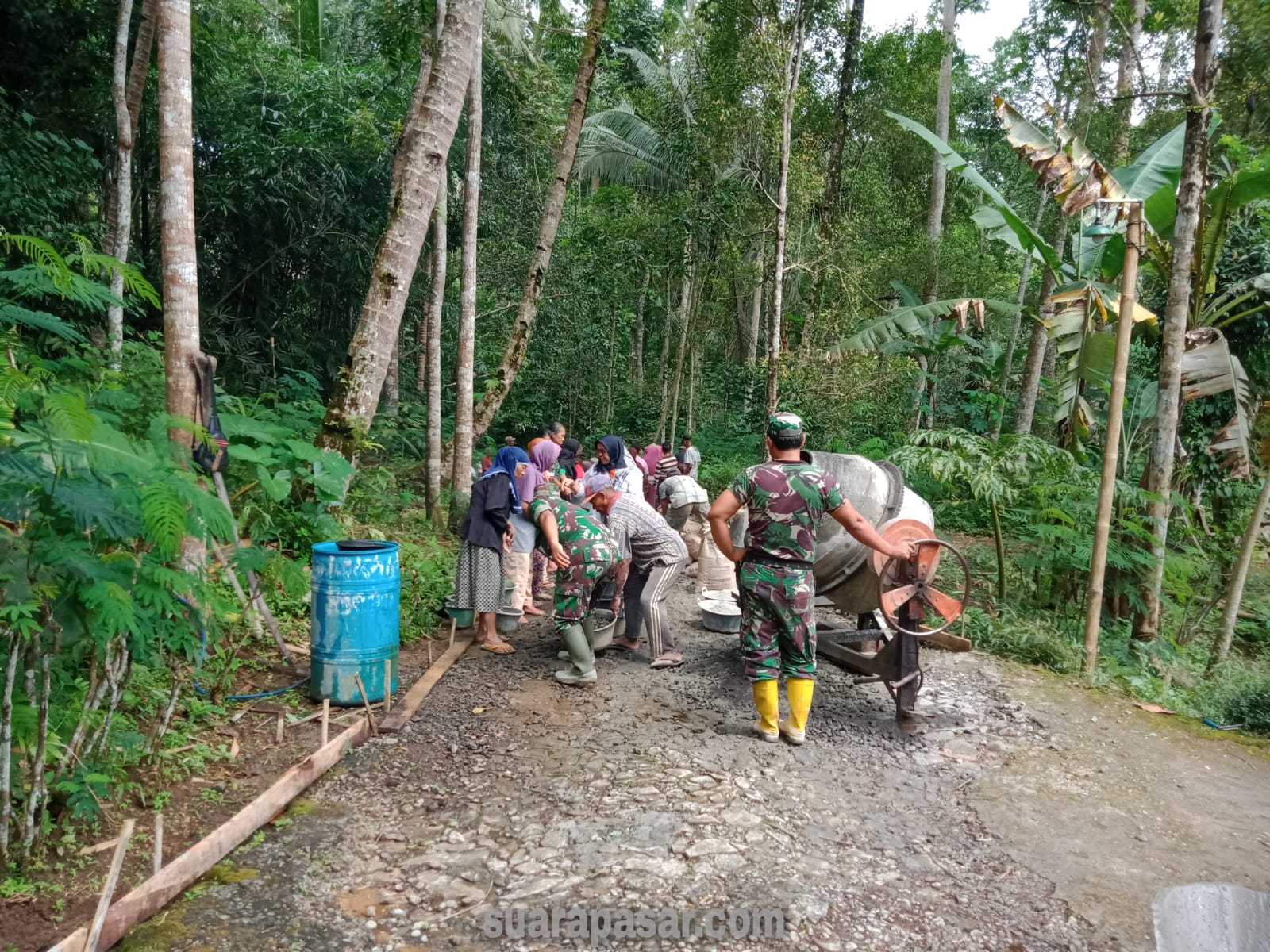 Pengerjaan Karya Bakti TNI Kodim 0731/Kulon Progo Capai 84%