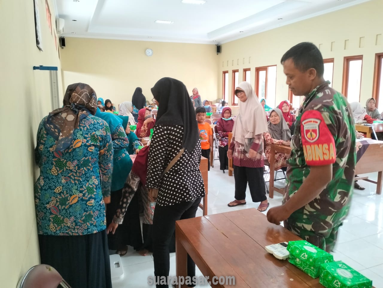 Babinsa Cerme Hadiri Pertemuan Ibu-Ibu PKK Kalurahan Cerme