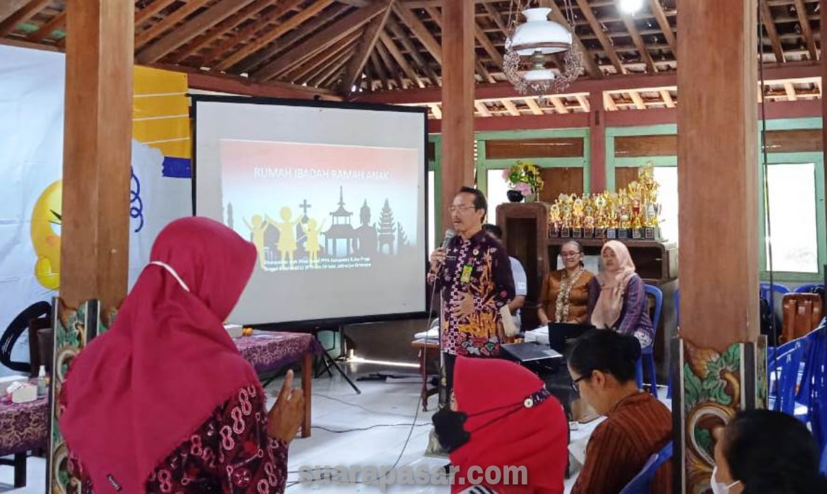 Babinsa Jatimulyo Hadiri Deklarasi Rumah Ibadah Ramah Anak