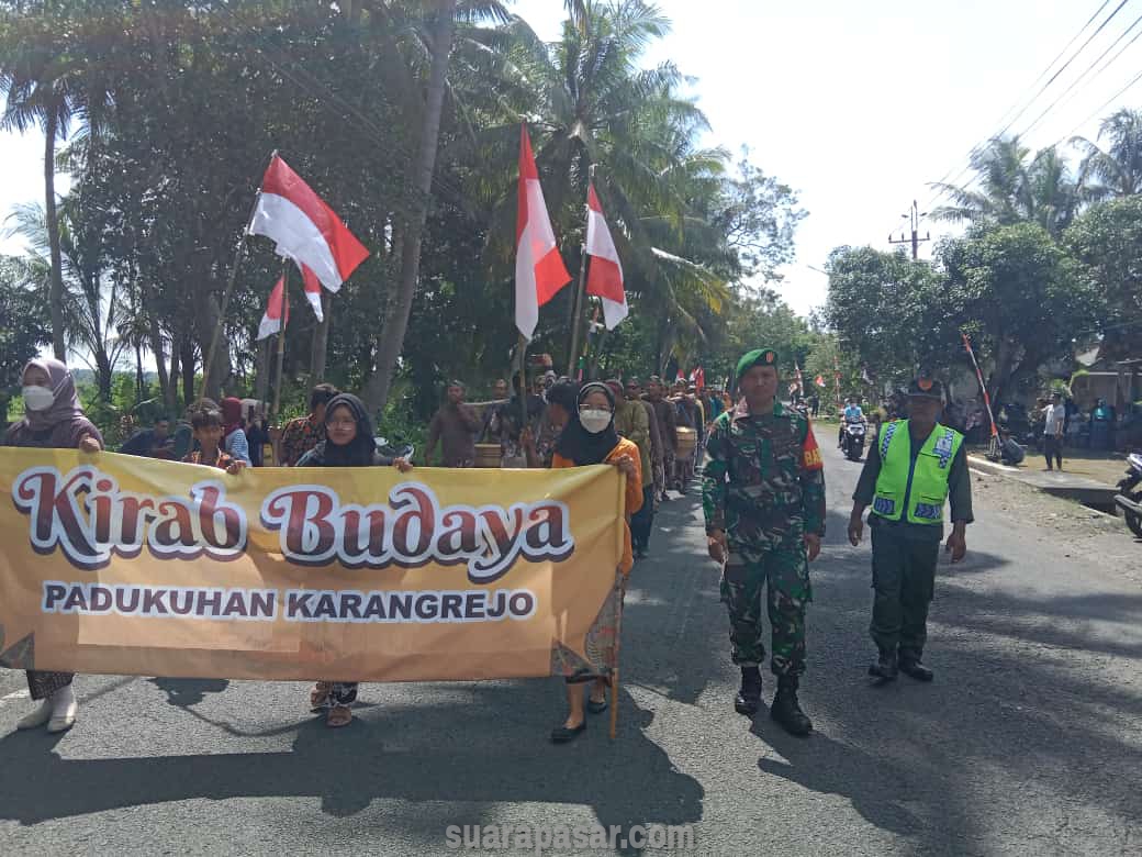 Babinsa Karangwuni Laksanakan Pengamanan Merti Padukuhan Karangrejo