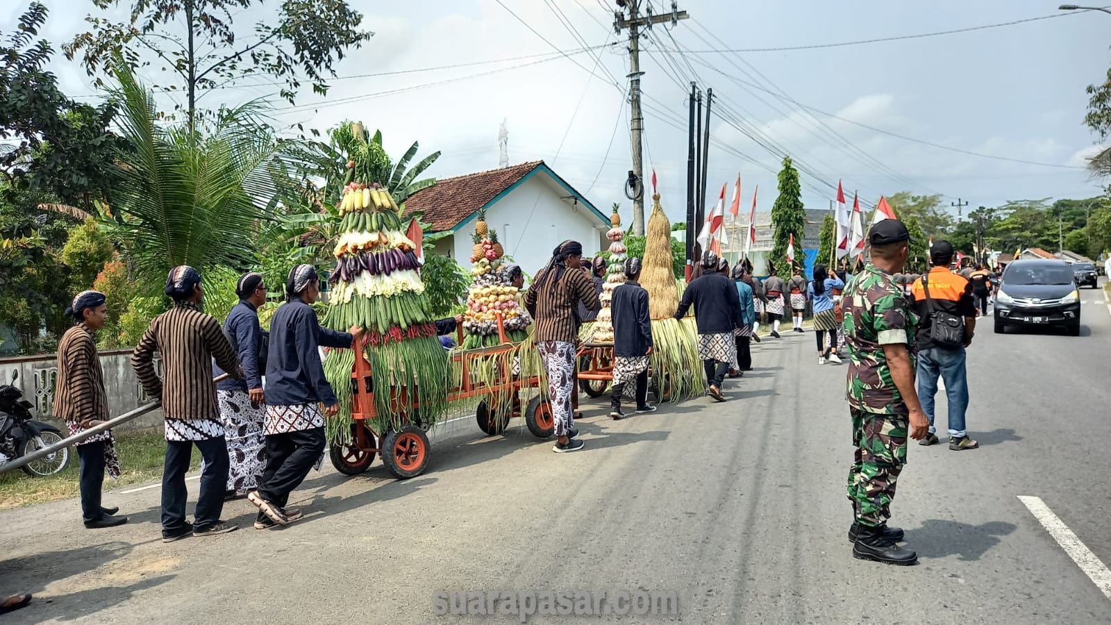 Babinsa Sindutan Hadiri Acara Merti Padukuhan Sindutan B