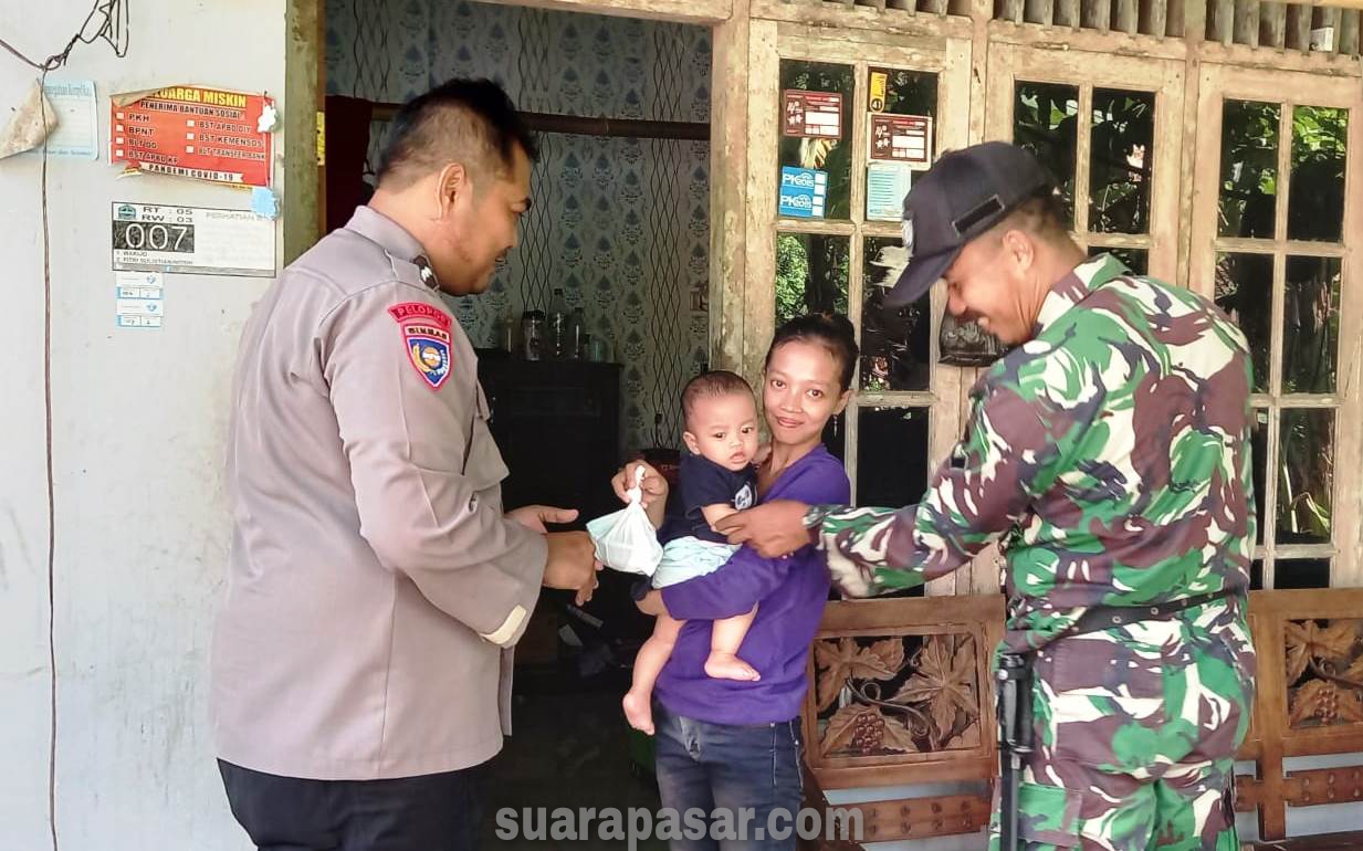 Babinsa Sindutan Pantau Perkembangan Kesehatan Anak Stunting