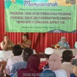 Babinsa Karangwuni Pantau Kegiatan Musyawarah Penetapan Bentuk Ganti Kerugian Tanah Warga