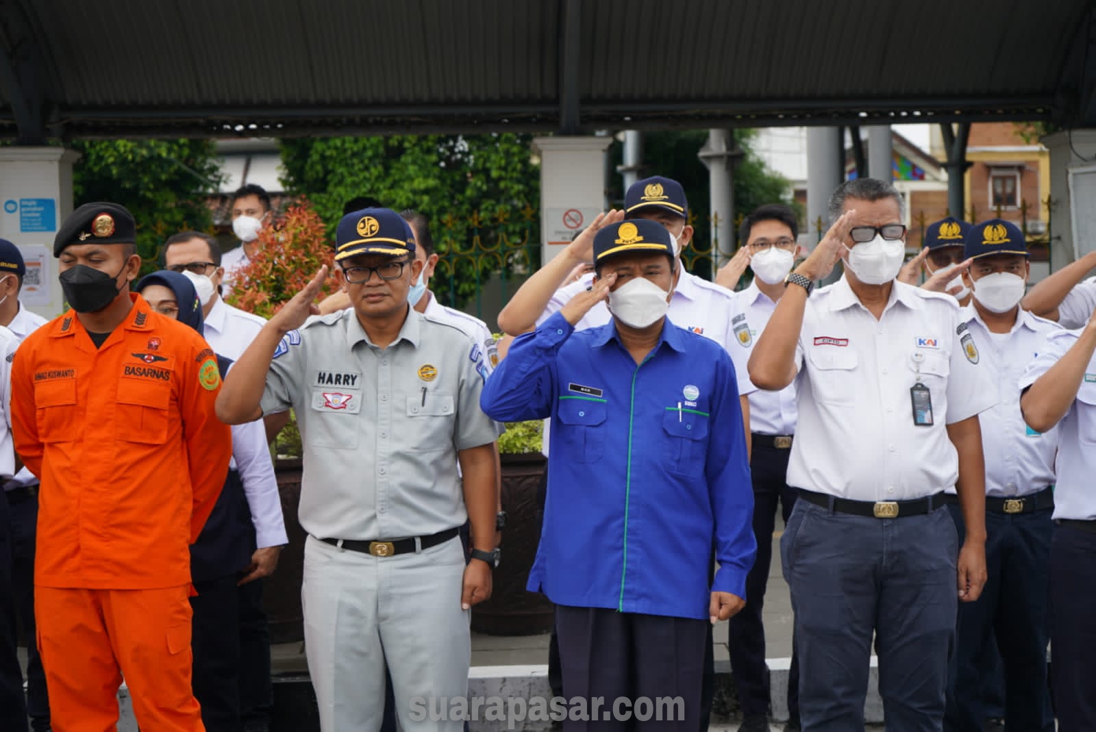 Jasa Raharja Hadiri Apel Gelar Pasukan Posko Angkutan Lebaran 1444 H