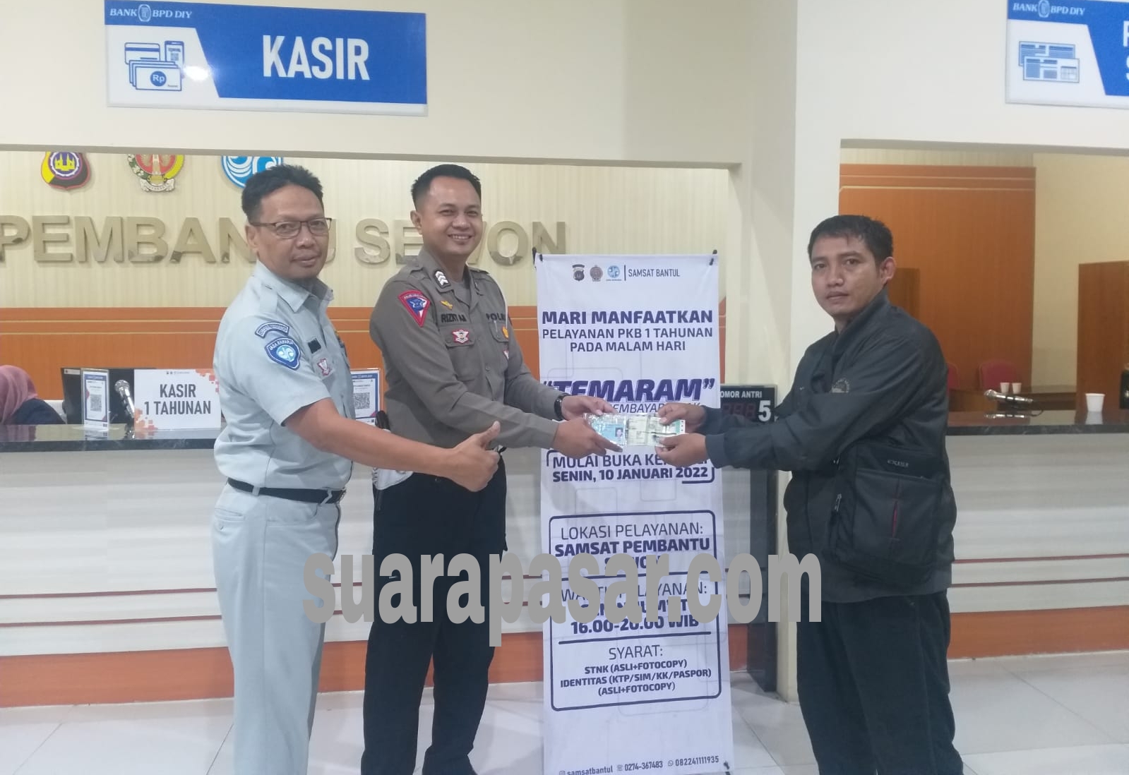 Jasa Raharja Samsat Sewon Bantul Beri Layanan Tamaram