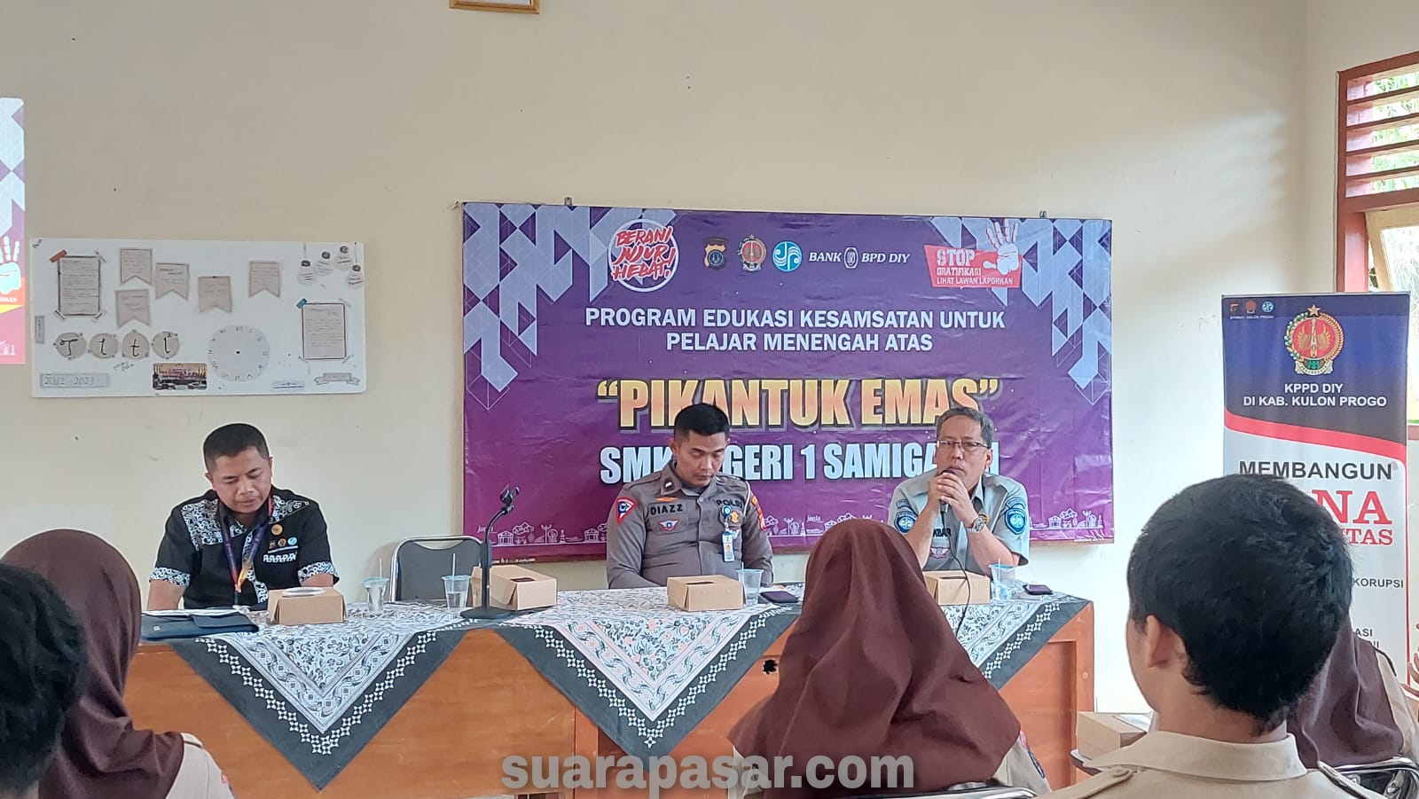 Jasa Raharja Samsat Kulon Progo Sambangi SMKN 1 Samigaluh