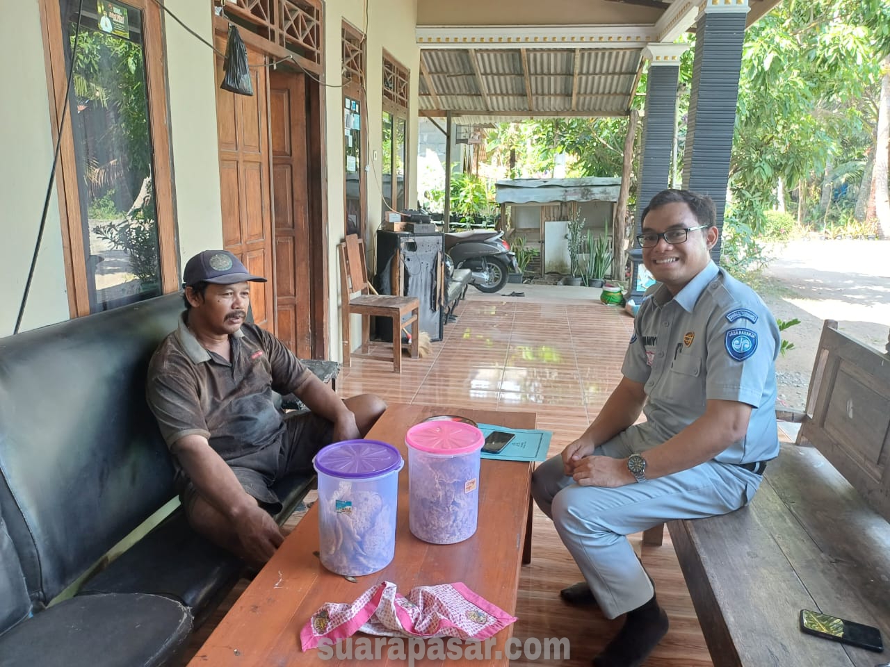 Jasa Raharja Kulon Progo Kunjungi Pemilik Angkutan Umum Koperasi Jasa Bangkit