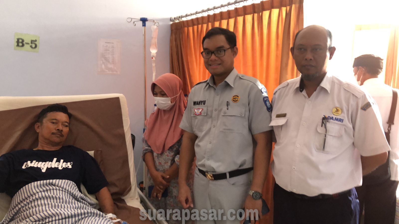 Jasa Raharja Kulon Progo Kunjungi Pasien Laka di Rumah Sakit Nyi Ageng Serang 