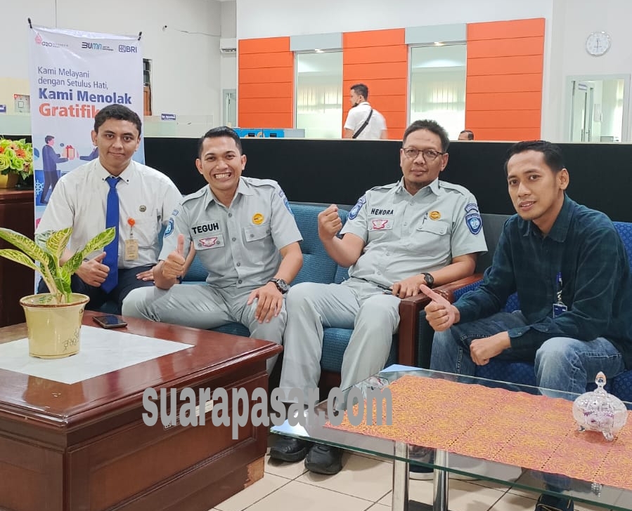 Jasa Raharja dan Tim Samsat Bantul Kunjungi Bank BRI Cabang Bantul