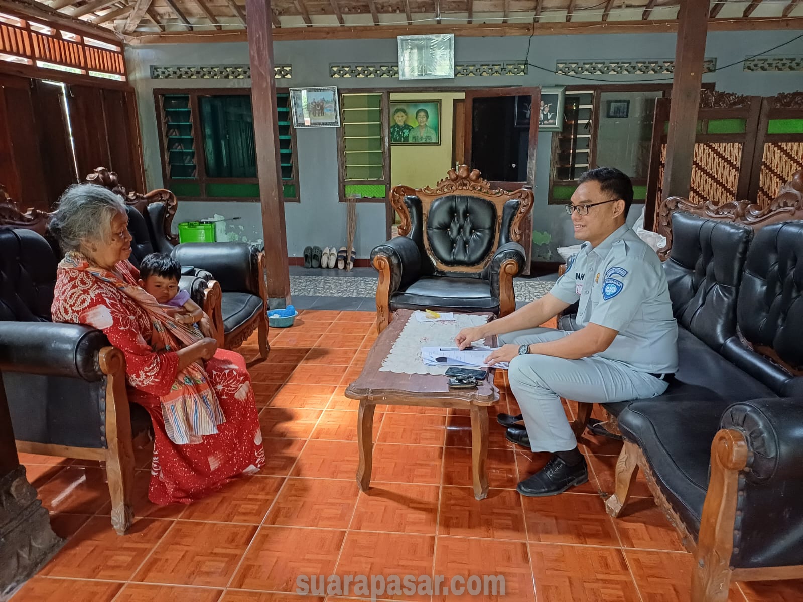 Jasa Raharja Kulon Progo Kunjungi Pemilik Angkutan Perorangan di Nanggulan