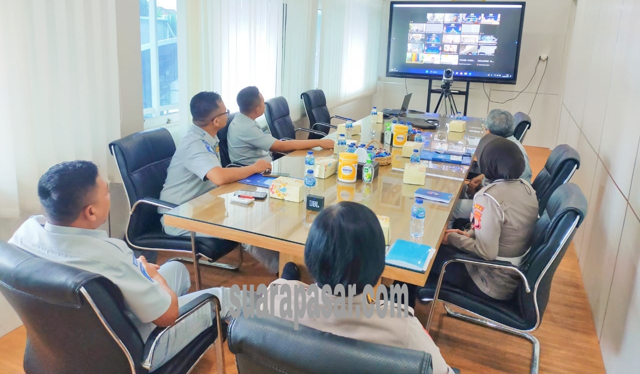 Jasa Raharja Gelar  Zoom Meeting Konsinyering Nasional