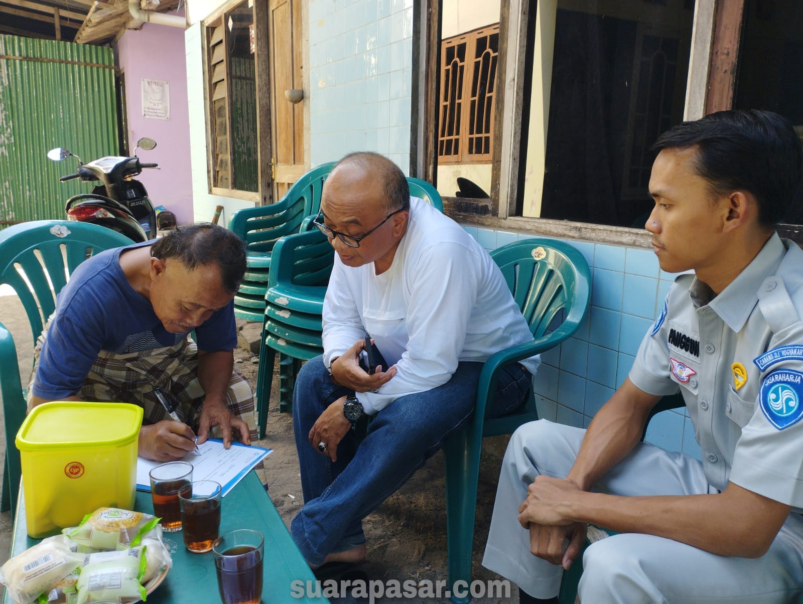 Jasa Raharja Samsat Bantul Beri Hak Santunan Pada Ahli Waris Korban Laka di Jalan Simpang Empat Nampurejo