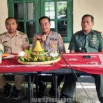 Mapolsek Galur Terima Ucapan Selamat Hari Bhayangkara Ke-77 Dari Danramil Galur