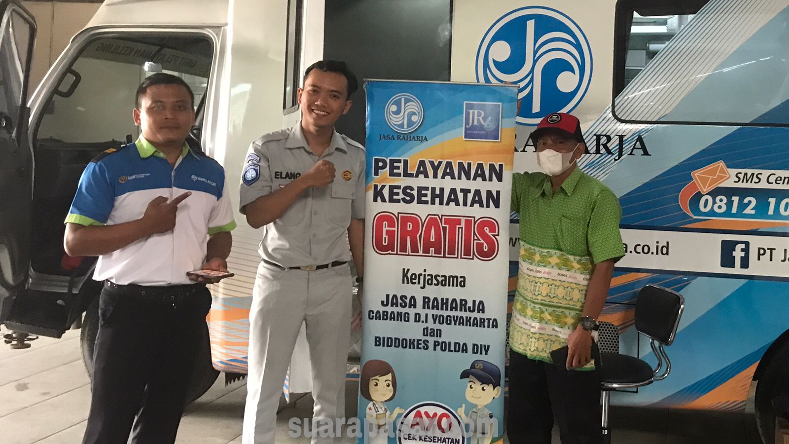 Jasa Raharja Beri Pelayanan Kesehatan Gratis di PT Jogja Tugu Trans