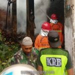 Babinsa Bumirejo Cek Kebakaran Dapur Rumah Warga di Padukuhan Bangeran