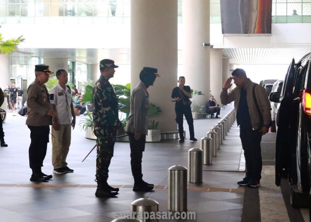 Penjemputan Kedatangan Gubernur Lemhanas RI di Bandara YIA Kulon Progo