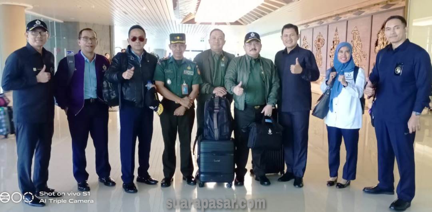 Penjemputan Kedatangan Tim SSDN PPSA XXIV Lemhanas RI di Bandara YIA Kulon Progo