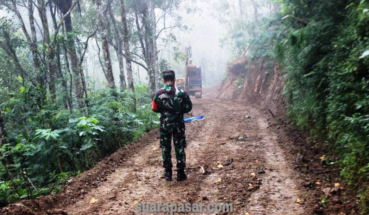 Percepat Sasaran Fisik TMMD Reguler Ke-117, Alat Berat Diturunkan