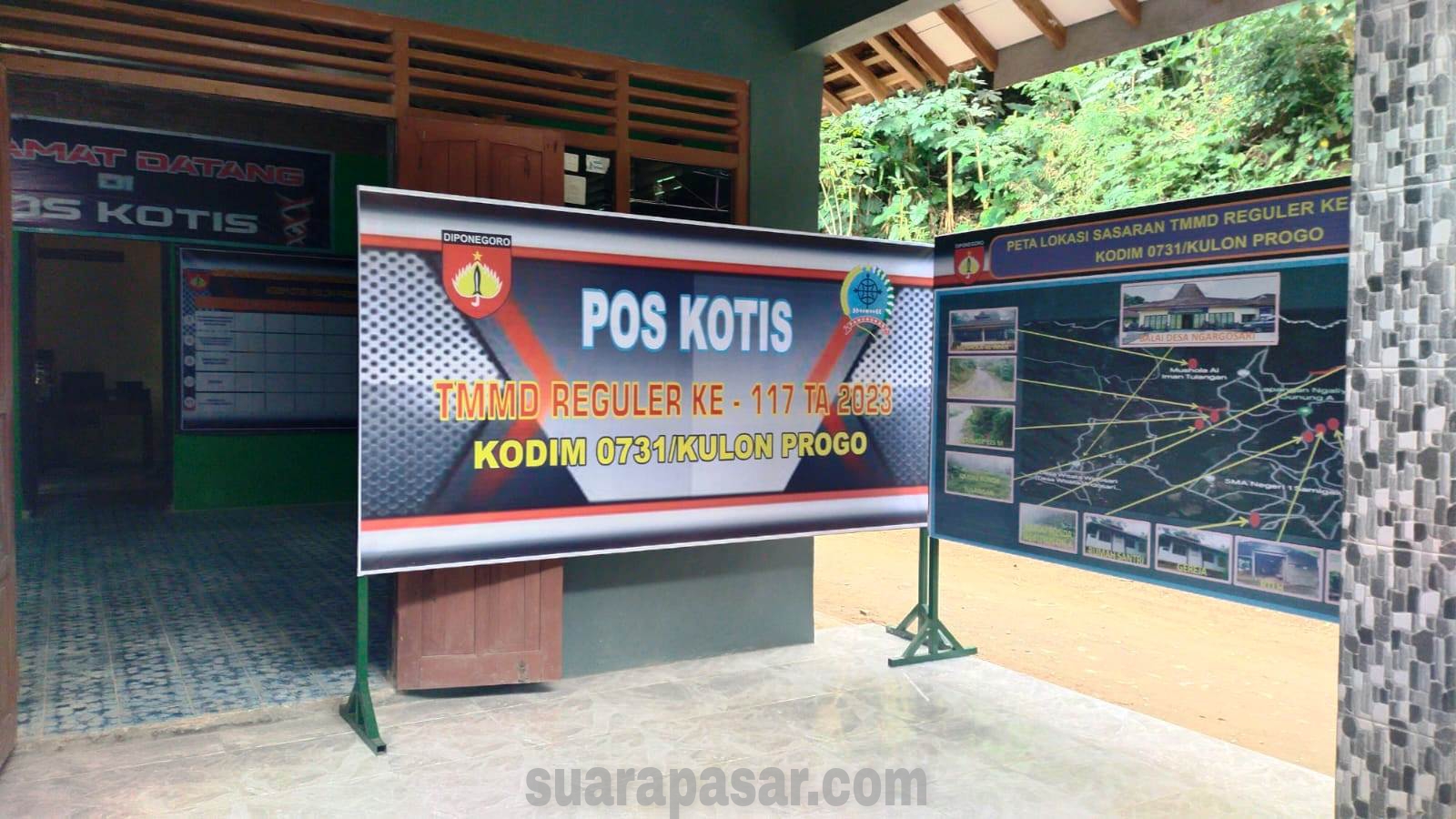 Pos Kotis TMMD Reguler Kodim 0731/Kulon Progo Sebagai Pusat Pelayanan Publik