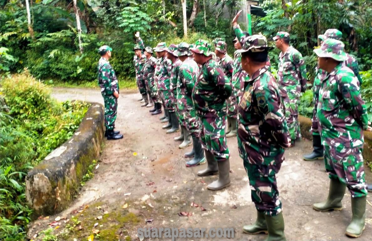 Apel Pengecekan Kesiapan Anggota Satgas TMMD Reguler Ke-117 Ngargosari Samigaluh Kulon Progo