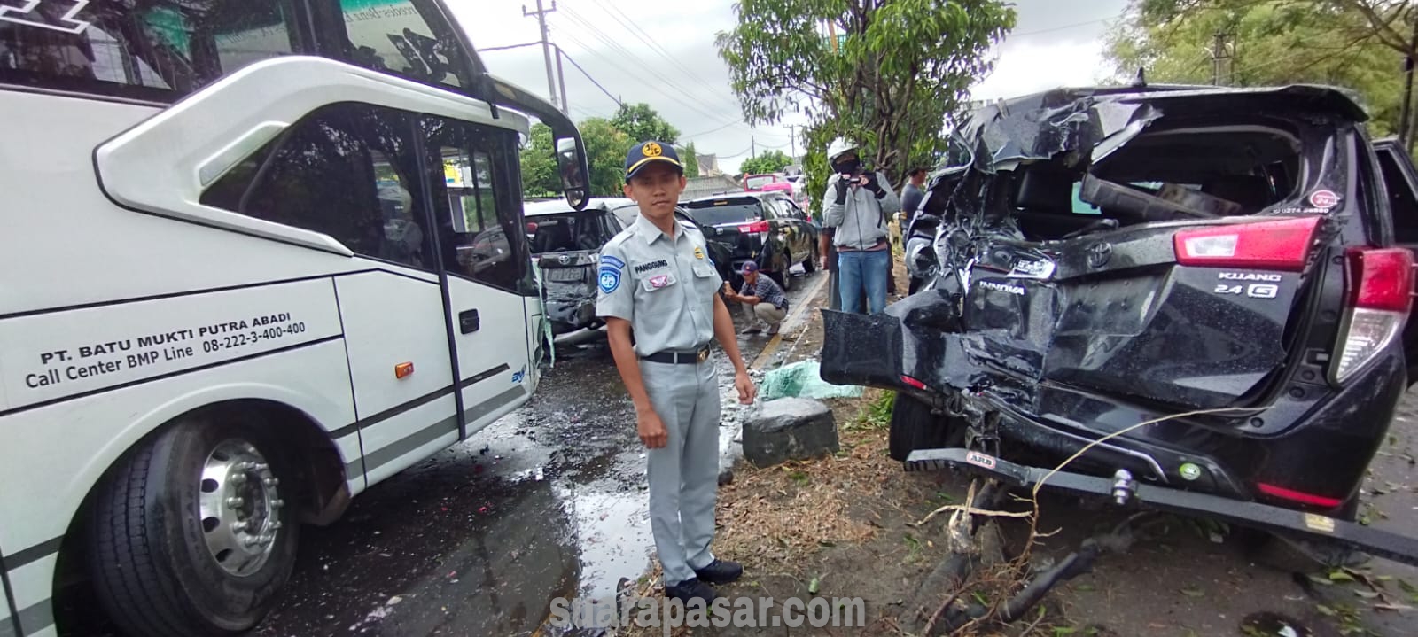 Respon Cepat Jasa Raharja Dalam Kecelakaan Beruntun di Jalan Rung Road A. Yani