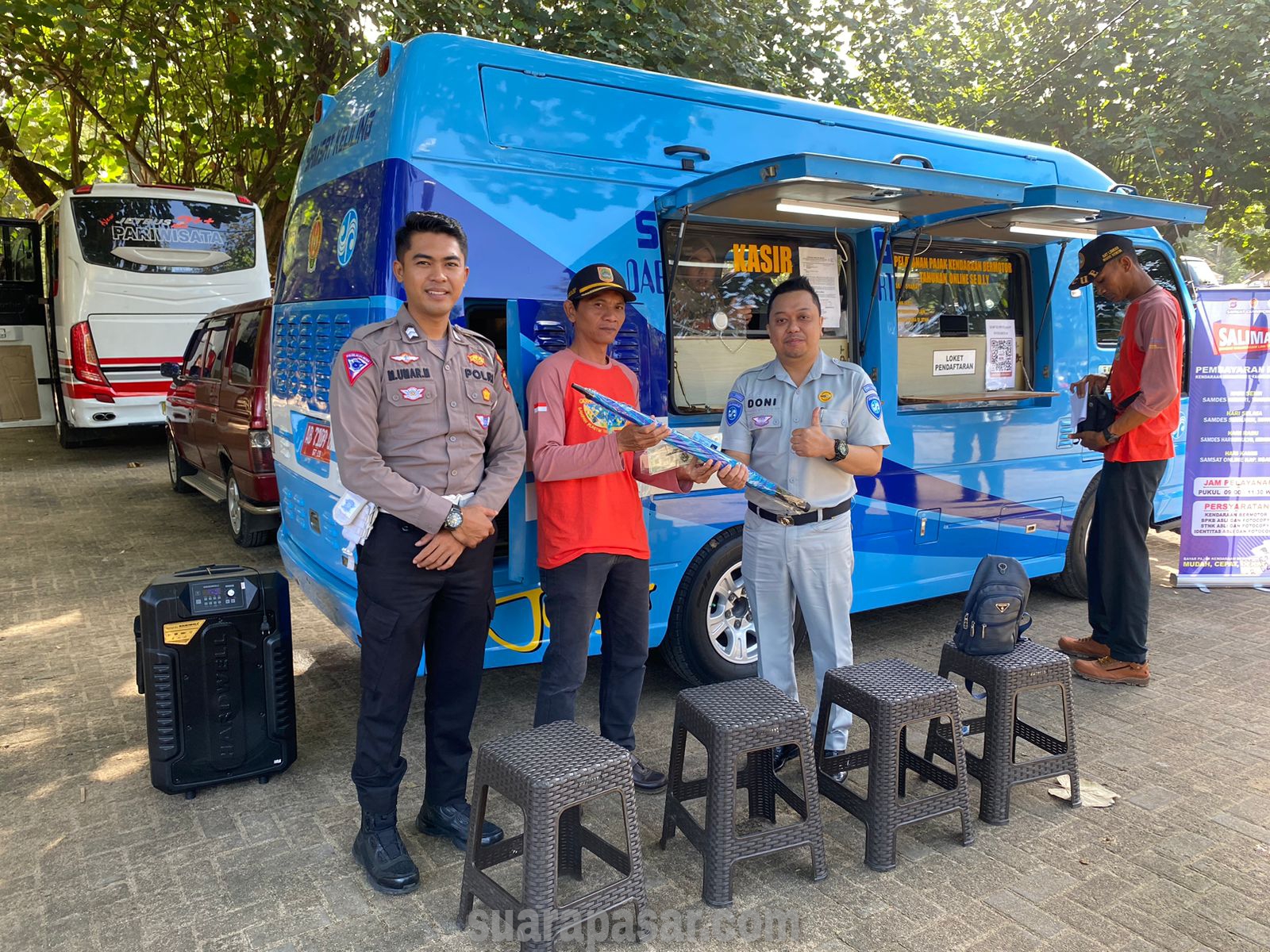 Jasa Raharja Turut Serta Dalam Saliman di Pantai Ngandong Gunungkidul 