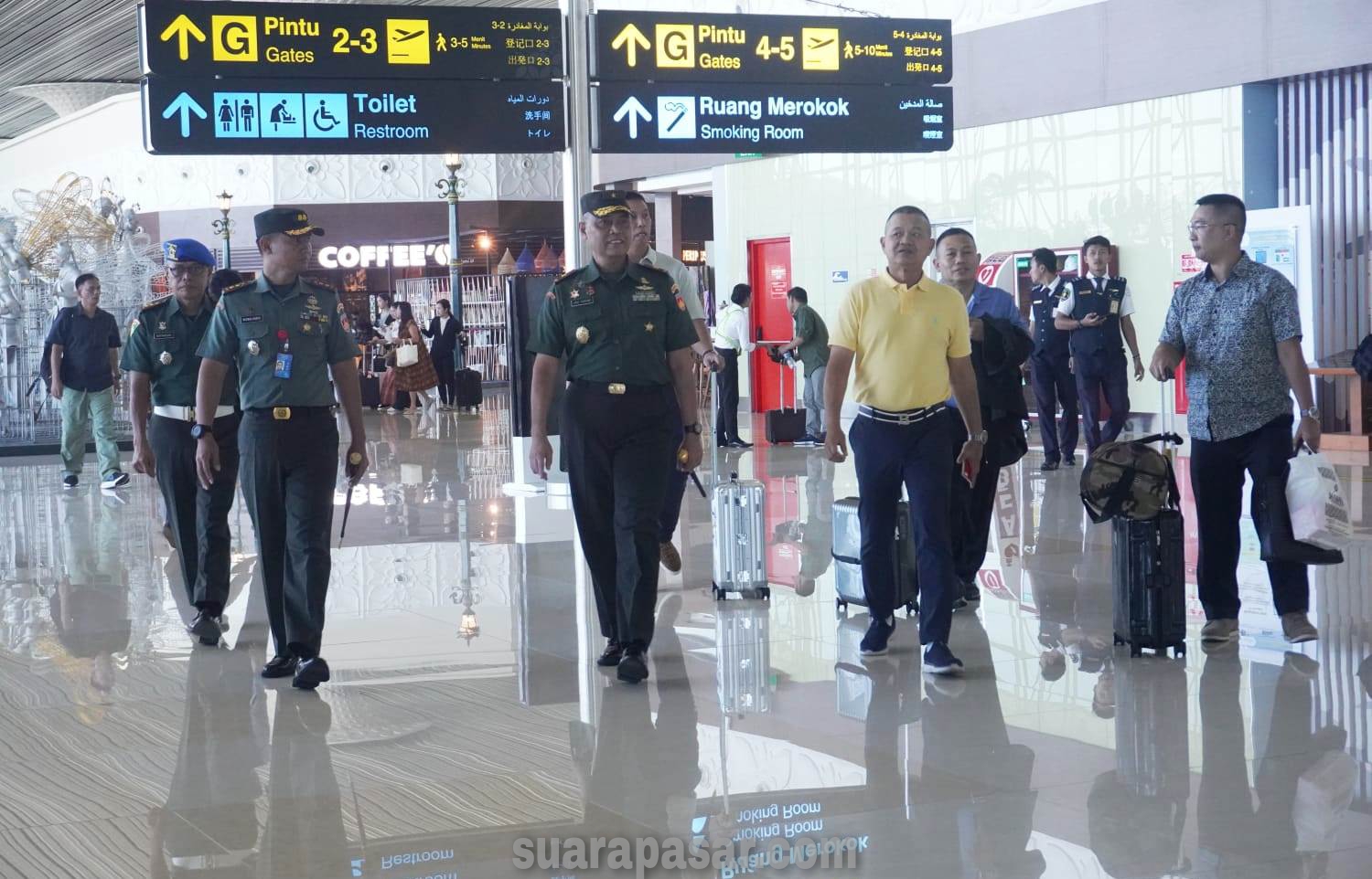 Pengantaran Keberangkatan Kasad Thailand di Bandara YIA Kulon Progo