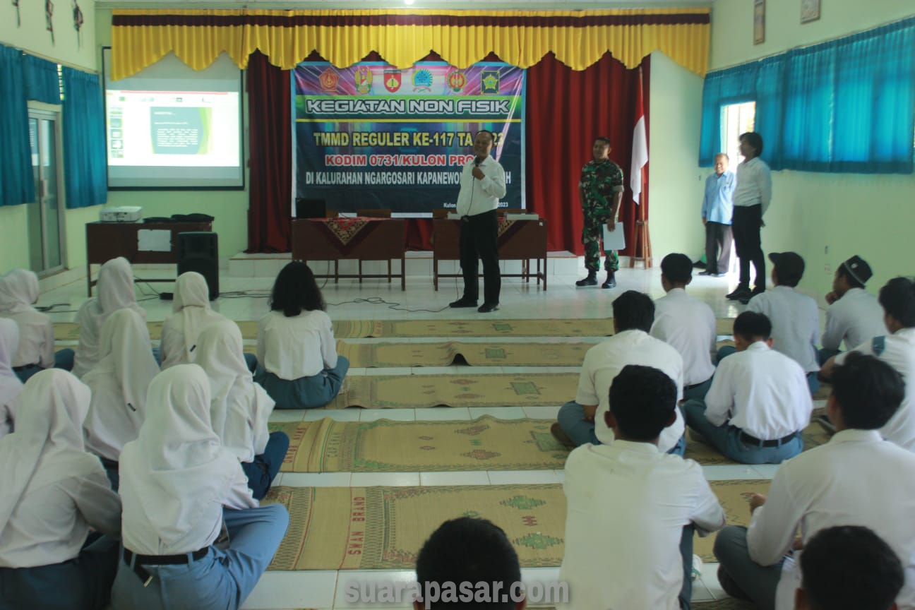 Penyuluhan Narkoba Bagi Pelajar SMAN 1 Samigaluh Pada TMMD Reguler 117 Ngargosari Samigaluh