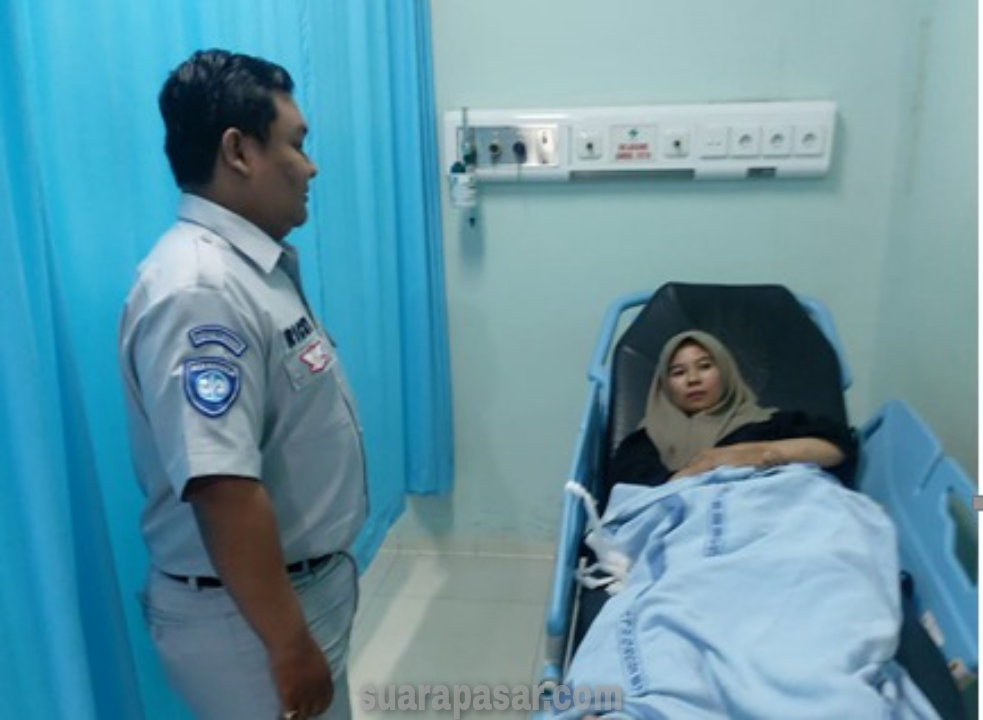 Jasa Raharja Samsat Sleman Kunjubgi Korban Laka di RSUD Sleman